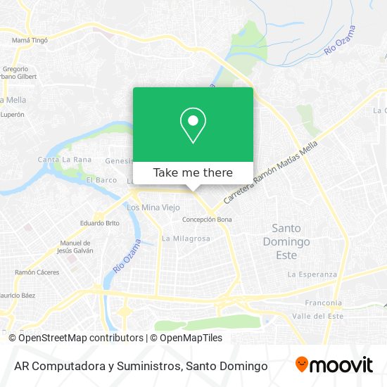 Mapa de AR Computadora y Suministros