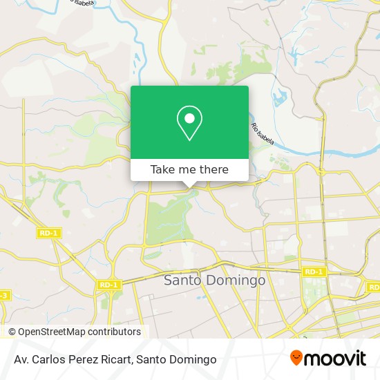 Av. Carlos Perez Ricart map