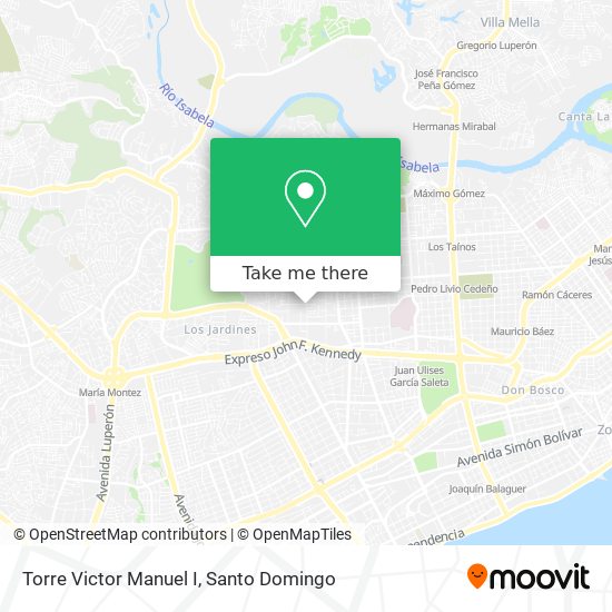 Mapa de Torre Victor Manuel I