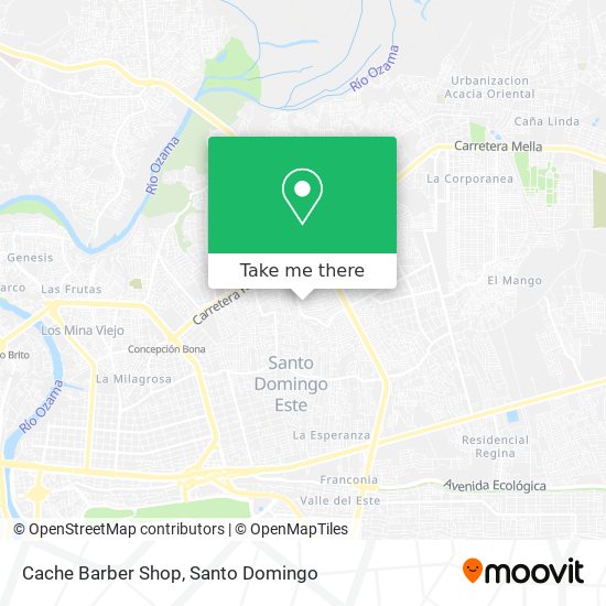 Cache Barber Shop map