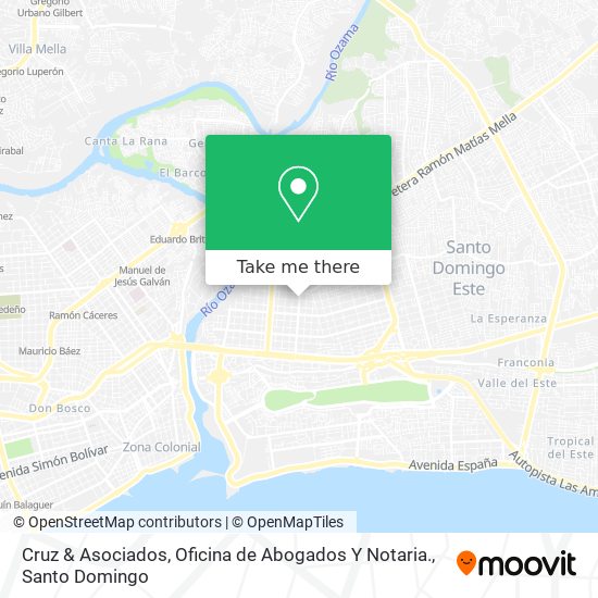 Cruz & Asociados, Oficina de  Abogados Y Notaria. map