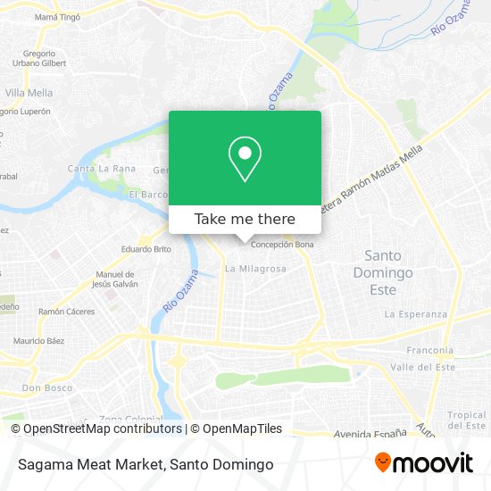 Mapa de Sagama Meat Market