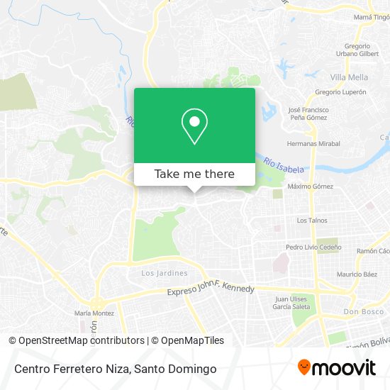 Mapa de Centro Ferretero Niza