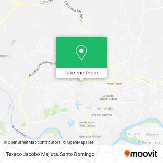 Mapa de Texaco Jacobo Majluta