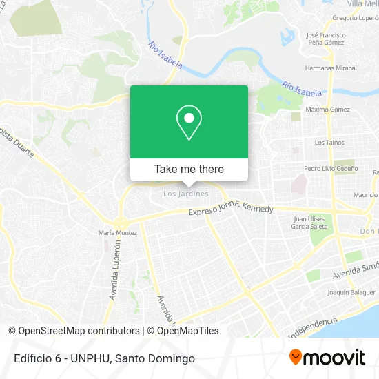 Mapa de Edificio 6 - UNPHU