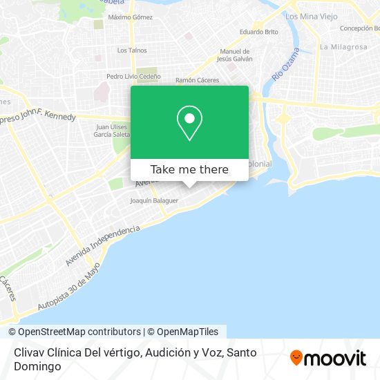 Clivav Clínica Del vértigo, Audición y Voz map