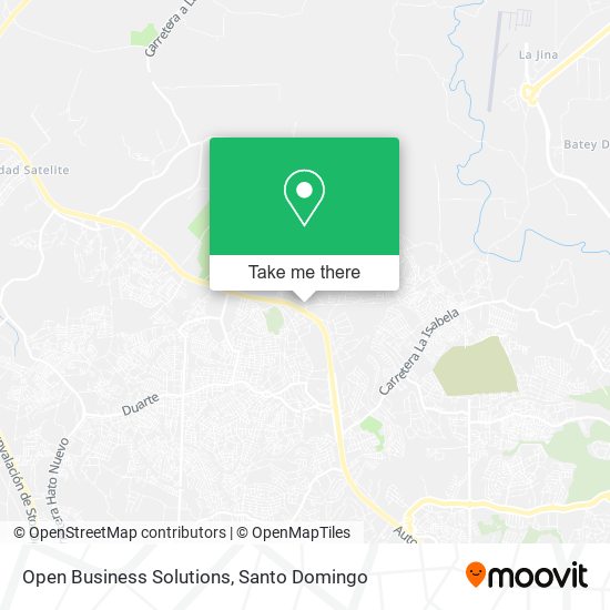 Open Business Solutions map
