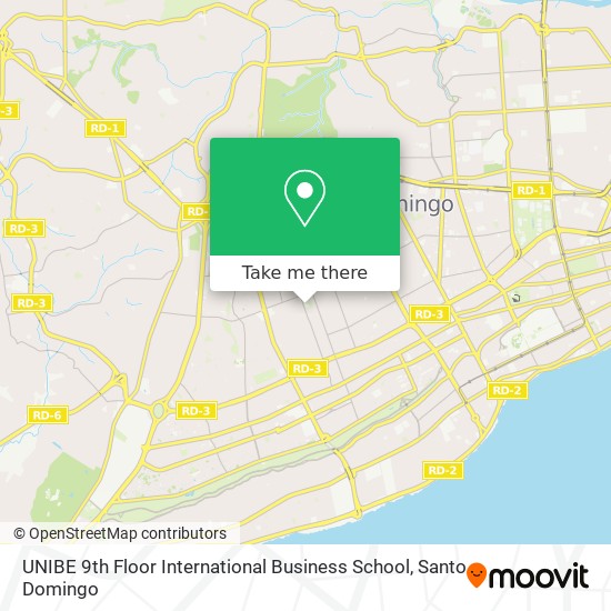 UNIBE 9th Floor International Business School map