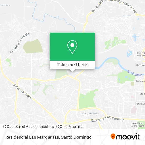 Residencial Las Margaritas map