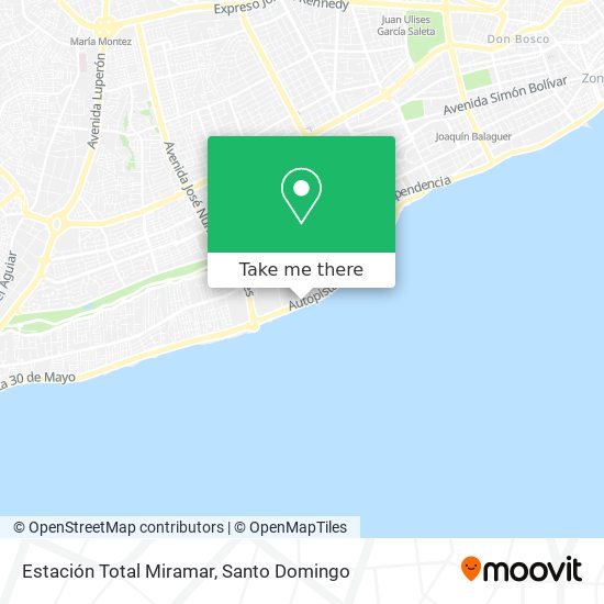 Mapa de Estación Total Miramar
