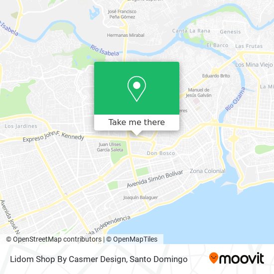 Lidom Shop By Casmer Design map