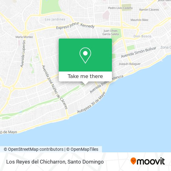 Los Reyes del Chicharron map