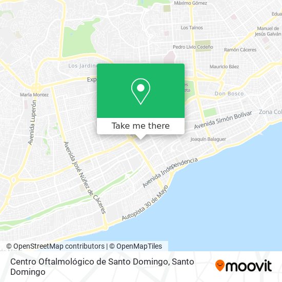 Centro Oftalmológico de Santo Domingo map