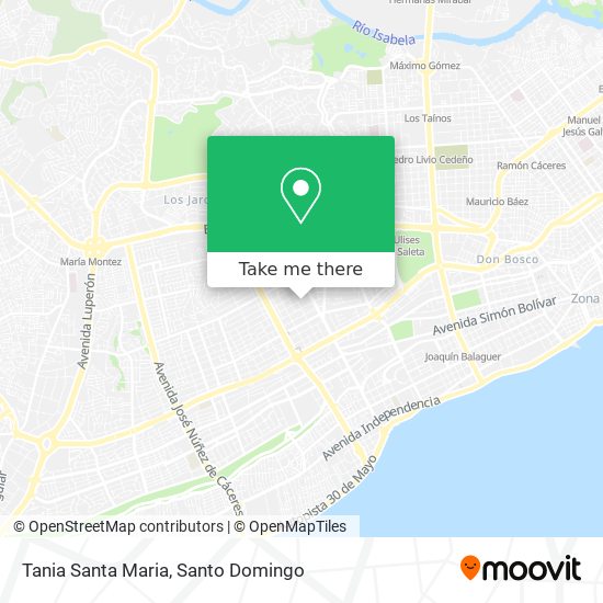 Tania Santa Maria map