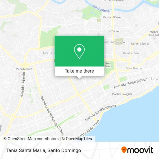 Tania Santa Maria map