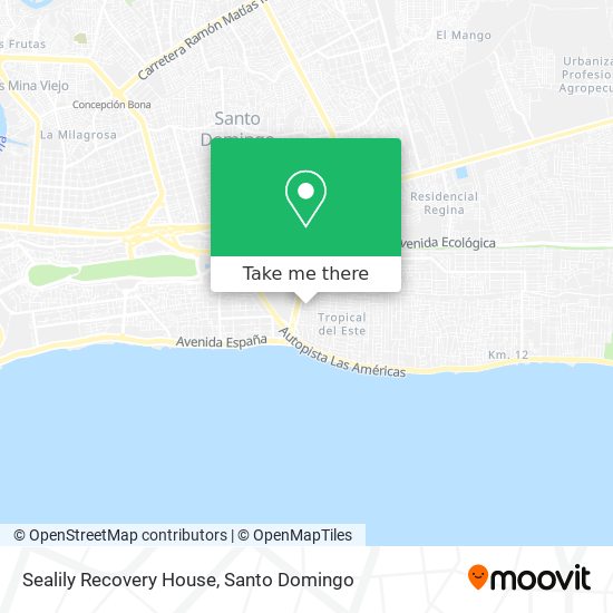 Sealily Recovery House map