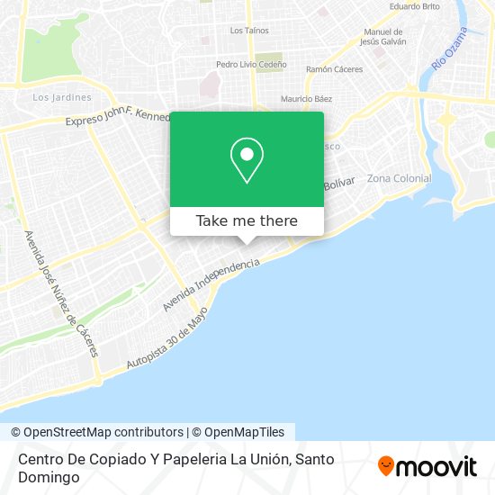 Centro De Copiado Y Papeleria La Unión map