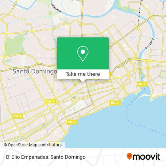 D' Elio Empanadas map