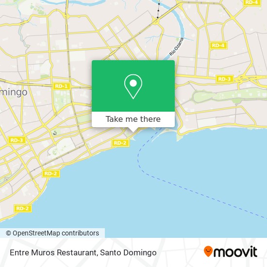 Entre Muros Restaurant map