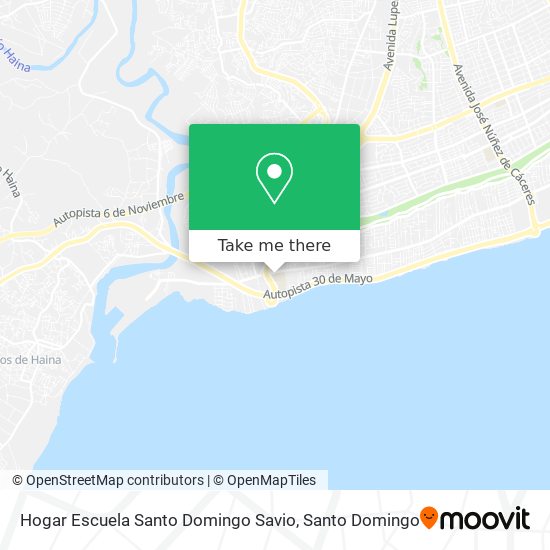 Hogar Escuela Santo Domingo Savio map