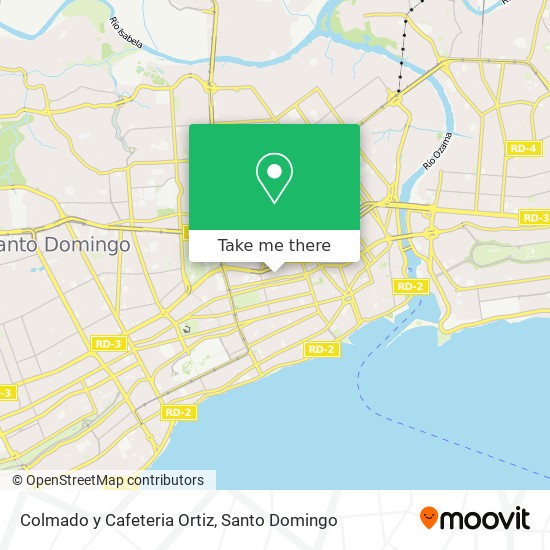 Colmado y Cafeteria Ortiz map