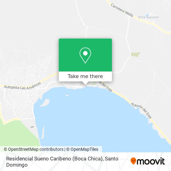 Residencial Sueno Caribeno (Boca Chica) map