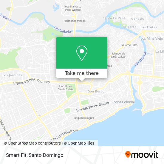 Mapa de Smart Fit