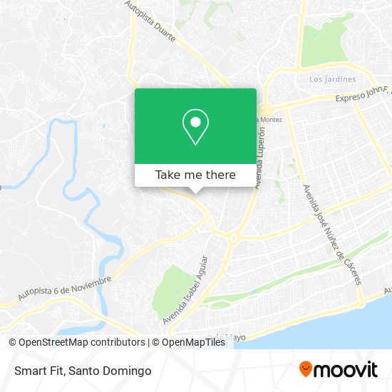 Mapa de Smart Fit