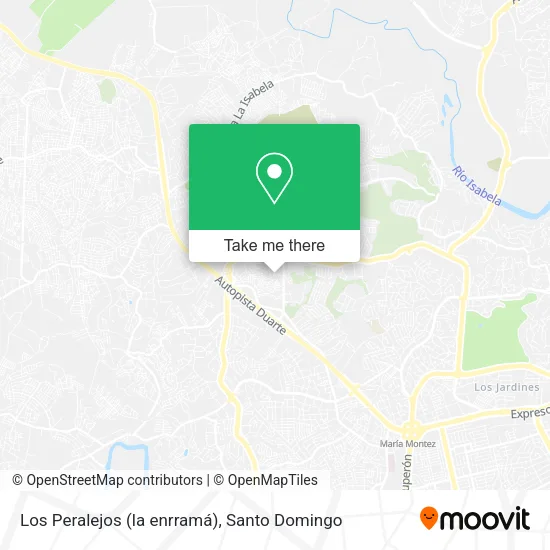 Los Peralejos (la enrramá) map