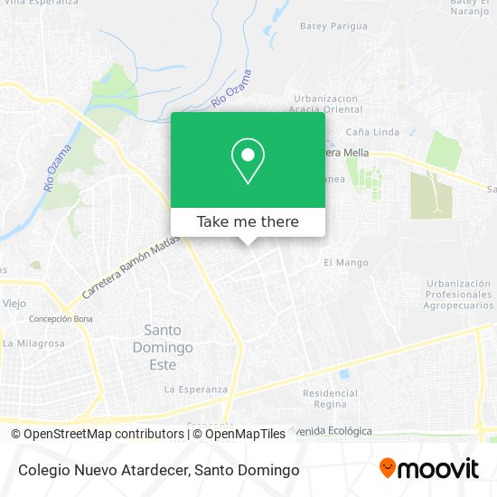 Mapa de Colegio Nuevo Atardecer