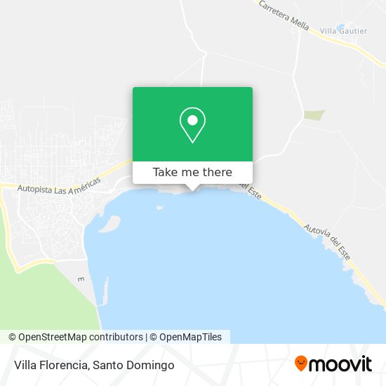 Villa Florencia map