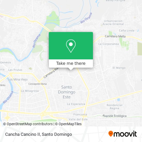 Cancha Cancino II map