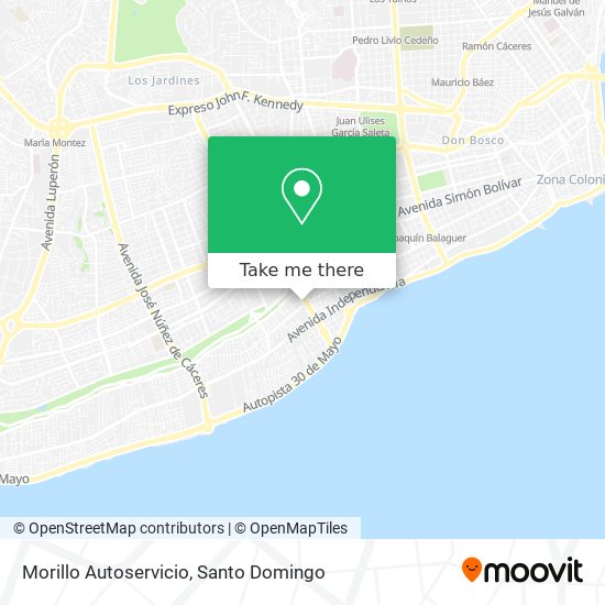 Morillo Autoservicio map