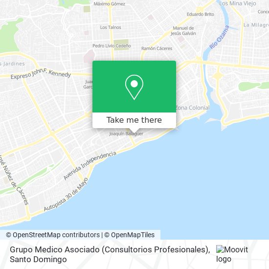 Grupo Medico Asociado (Consultorios Profesionales) map