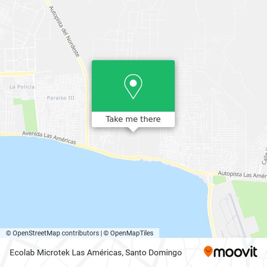 Ecolab Microtek Las Américas map