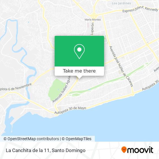 La Canchita de la 11 map