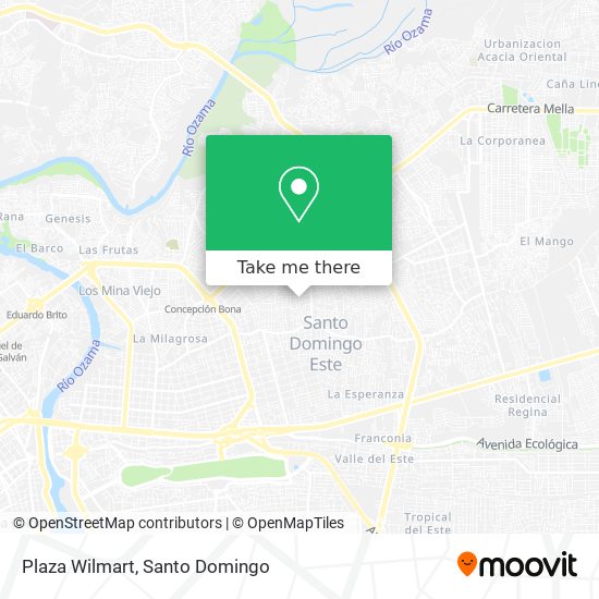 Mapa de Plaza Wilmart