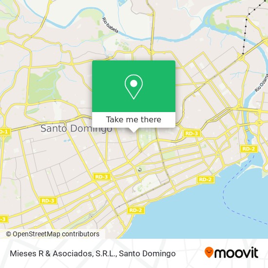Mieses R & Asociados, S.R.L. map