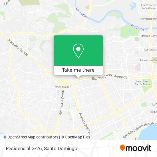 Residencial G-26 map