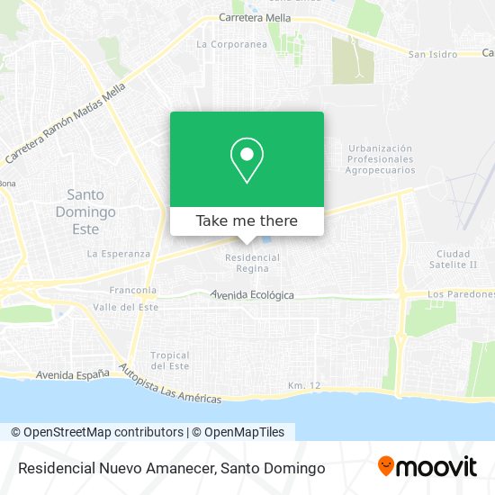 Residencial Nuevo Amanecer map