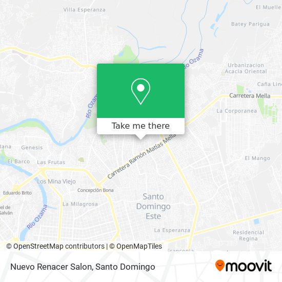 Nuevo Renacer Salon map