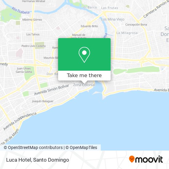 Luca Hotel map