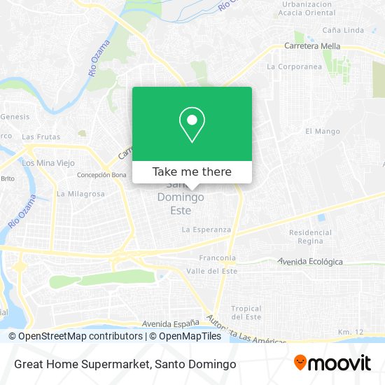 Great Home Supermarket map