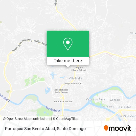 Parroquia San Benito Abad map