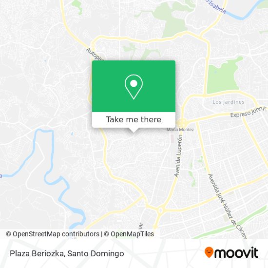 Mapa de Plaza Beriozka