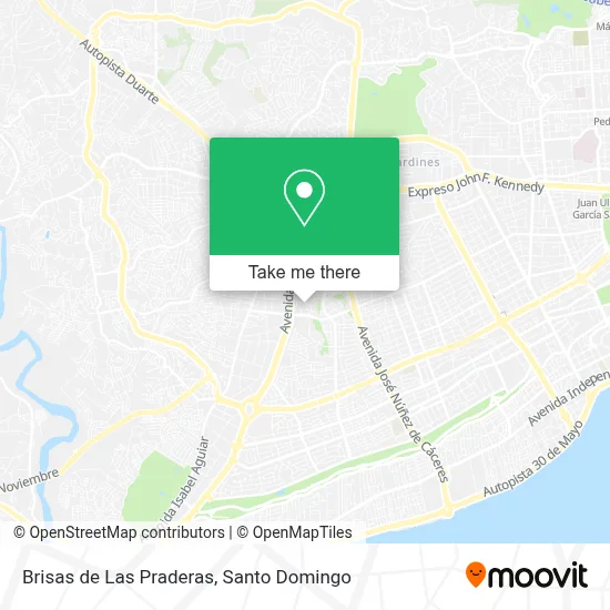 Mapa de Brisas de Las Praderas