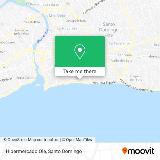 Hipermercado Ole map
