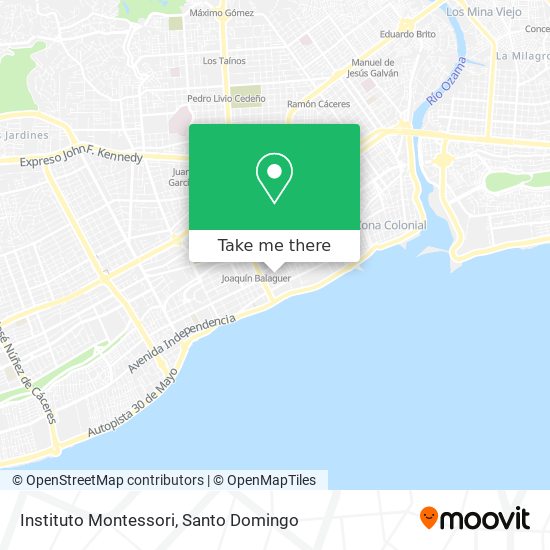 Instituto Montessori map