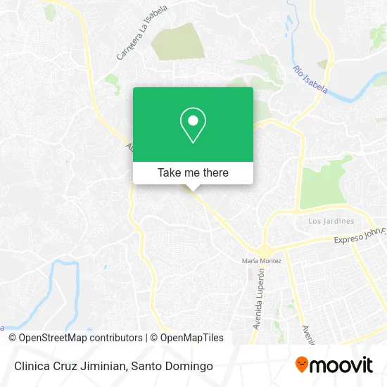 Clinica Cruz Jiminian map