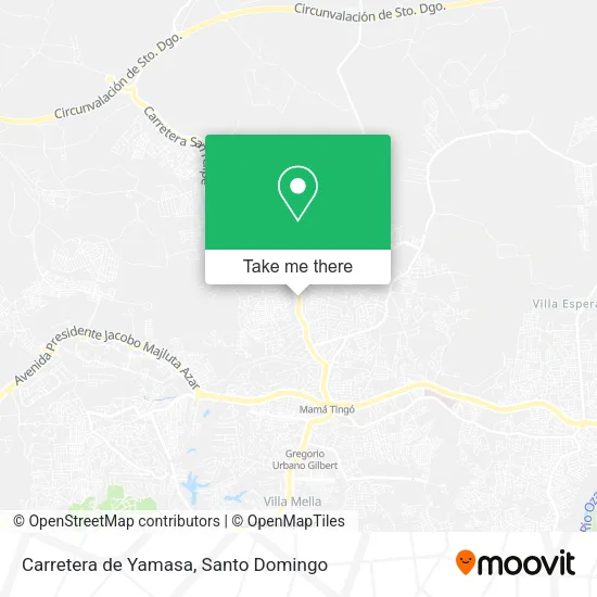 Mapa de Carretera de Yamasa